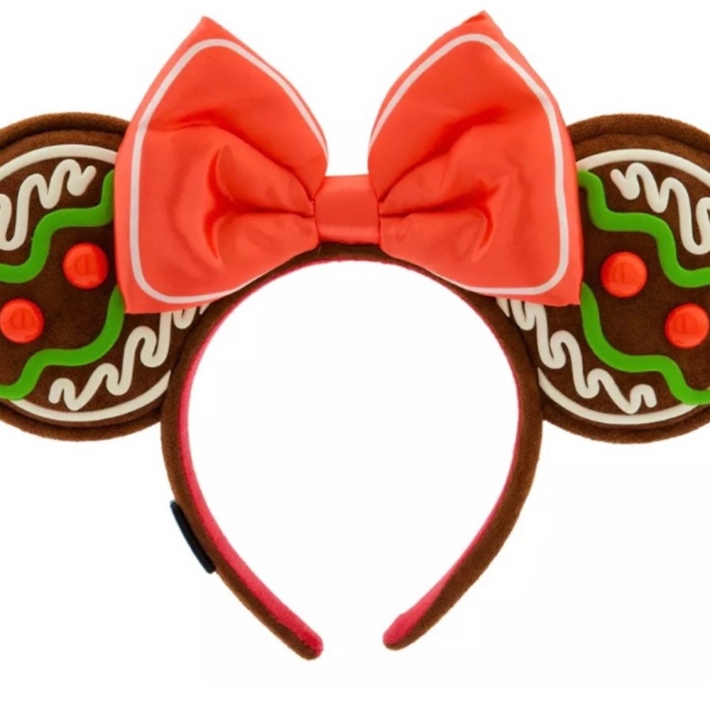 Disney Parks Minnie Mouse Gingerbread Ears, Disney Eats